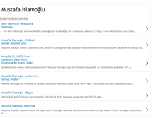 Tablet Screenshot of mustafaislamoglu.blogspot.com