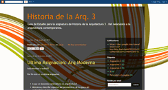 Desktop Screenshot of historiaarq3.blogspot.com