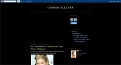 Desktop Screenshot of carmen-electra-bio.blogspot.com