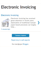 Mobile Screenshot of electronicinvoicing.blogspot.com