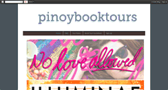 Desktop Screenshot of pinoybooktours.blogspot.com