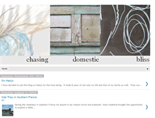 Tablet Screenshot of chasingdomesticbliss.blogspot.com