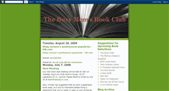 Desktop Screenshot of busymombookclub.blogspot.com