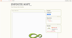 Desktop Screenshot of infinitesofttrichy.blogspot.com