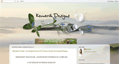 Desktop Screenshot of designedbykomarik.blogspot.com