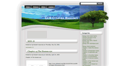 Desktop Screenshot of o-level-biology.blogspot.com