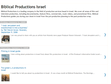 Tablet Screenshot of biblicalproductions.blogspot.com