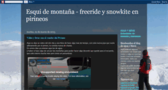 Desktop Screenshot of freerideysnowkitepirineos.blogspot.com