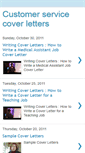Mobile Screenshot of customerservicecoverletters.blogspot.com