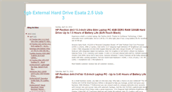 Desktop Screenshot of 1gbexternalharddriveesata25usb3.blogspot.com