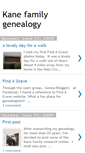 Mobile Screenshot of kanefamilygenealogy.blogspot.com