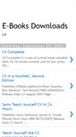 Mobile Screenshot of e-bookscsharp.blogspot.com