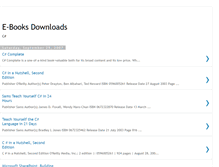 Tablet Screenshot of e-bookscsharp.blogspot.com