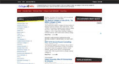 Desktop Screenshot of colleges4india.blogspot.com