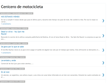 Tablet Screenshot of cenicerodemotocicleta.blogspot.com