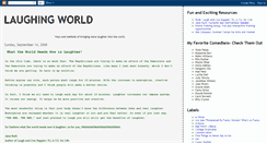 Desktop Screenshot of laughingworld.blogspot.com