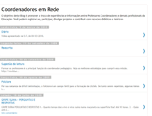 Tablet Screenshot of coordenadoresemrede.blogspot.com