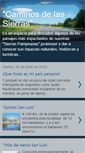 Mobile Screenshot of caminosdelassierras.blogspot.com