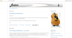 Desktop Screenshot of jedsonguitars.blogspot.com