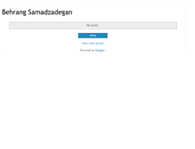 Tablet Screenshot of behrangsamadzadegan.blogspot.com