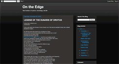 Desktop Screenshot of ontehedge.blogspot.com