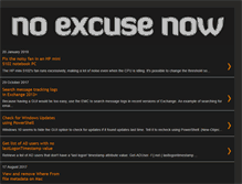 Tablet Screenshot of noexcusenow.blogspot.com