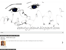 Tablet Screenshot of beauty-jelena.blogspot.com