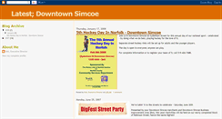 Desktop Screenshot of downtownsimcoe.blogspot.com