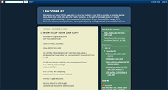 Desktop Screenshot of lawsneak.blogspot.com