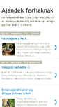 Mobile Screenshot of ajandekferfiaknak.blogspot.com
