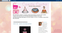 Desktop Screenshot of camilacastrobolosdecorados.blogspot.com