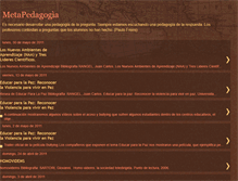 Tablet Screenshot of metapedaagogia.blogspot.com