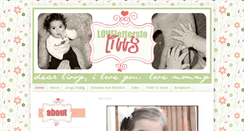 Desktop Screenshot of loveletterstolivvy.blogspot.com