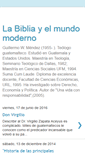 Mobile Screenshot of labibliayelmundomoderno.blogspot.com