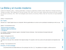 Tablet Screenshot of labibliayelmundomoderno.blogspot.com