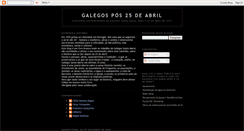 Desktop Screenshot of galegospos25deabril.blogspot.com