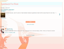 Tablet Screenshot of kulimheightsapartmentforrent.blogspot.com
