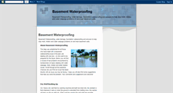 Desktop Screenshot of basementwaterproofingtips.blogspot.com