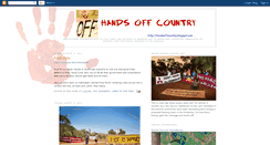 Desktop Screenshot of handsoffcountry.blogspot.com