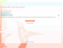 Tablet Screenshot of bandwidthlimitexceededsoredirected.blogspot.com