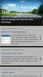 Mobile Screenshot of justyouraveragetech.blogspot.com