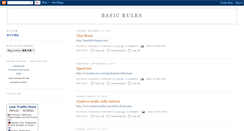 Desktop Screenshot of basicrules.blogspot.com