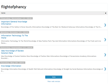 Tablet Screenshot of flightofphancy.blogspot.com