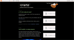 Desktop Screenshot of 13arte.blogspot.com