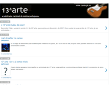 Tablet Screenshot of 13arte.blogspot.com