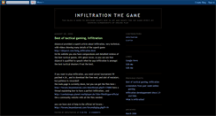 Desktop Screenshot of infiltration-the-game.blogspot.com