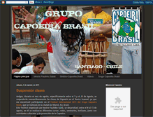 Tablet Screenshot of capoeirabrasilchile.blogspot.com