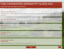 Tablet Screenshot of freeseminarppt.blogspot.com