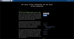 Desktop Screenshot of maijestreningsblogg.blogspot.com