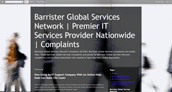 Desktop Screenshot of barrister-global-services-scam.blogspot.com